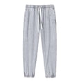 thumbnail image 1 of JUUYY Men's Jogger Pants Casual Elastic Waist Washed Athletic Pants with Pockets Loose Workout Lounge Gym Running Sweat Pants Gray M, 1 of 2