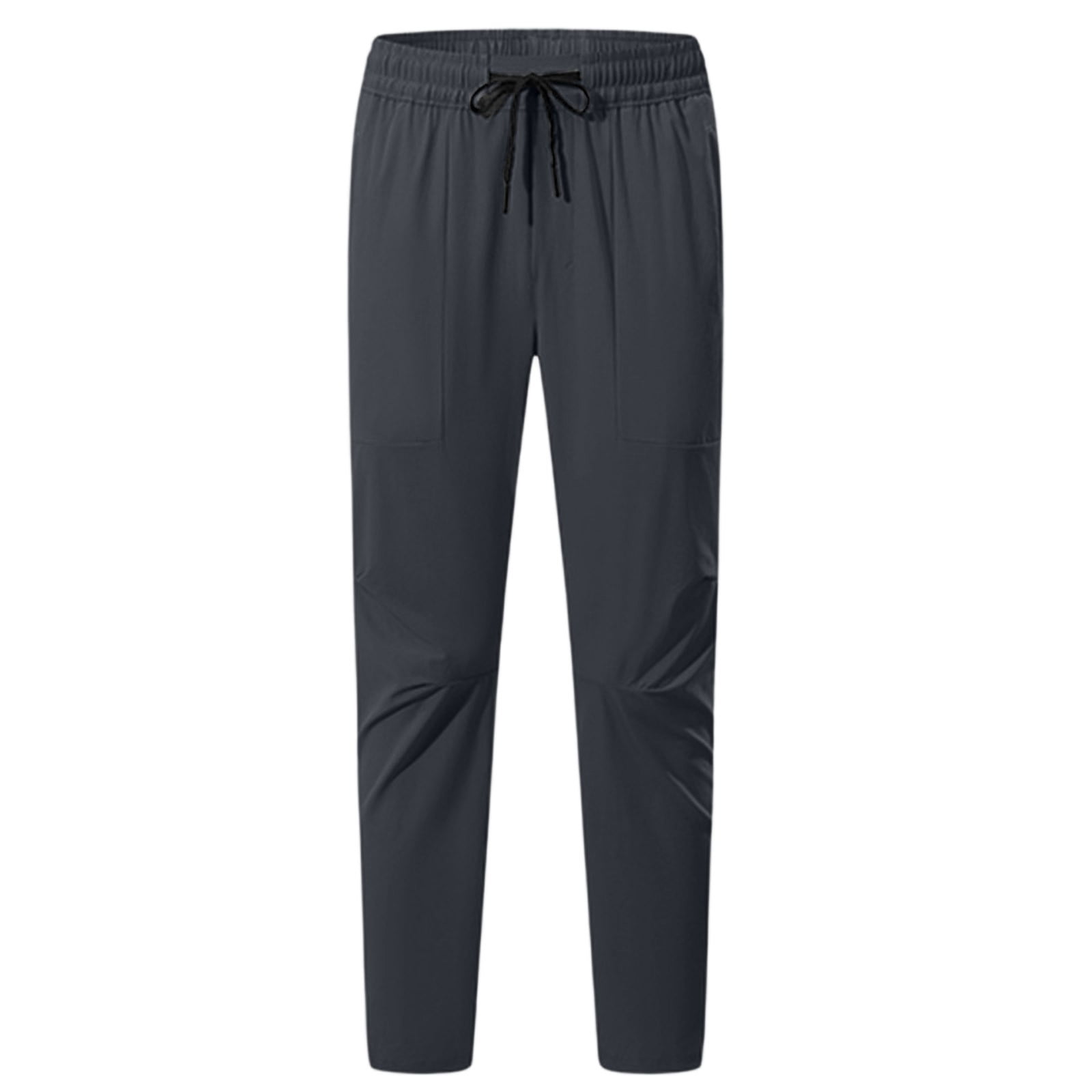 JUUYY Men's Lightweight Hiking Pants Quick Dry Elastic Waist