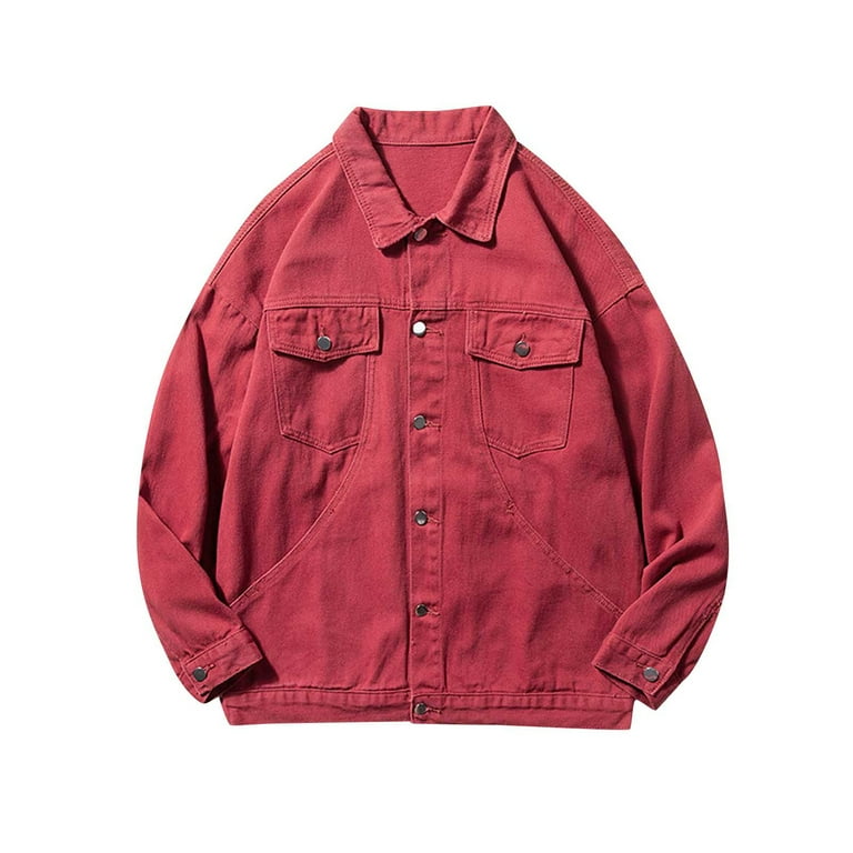 Multi colored jean jacket deals