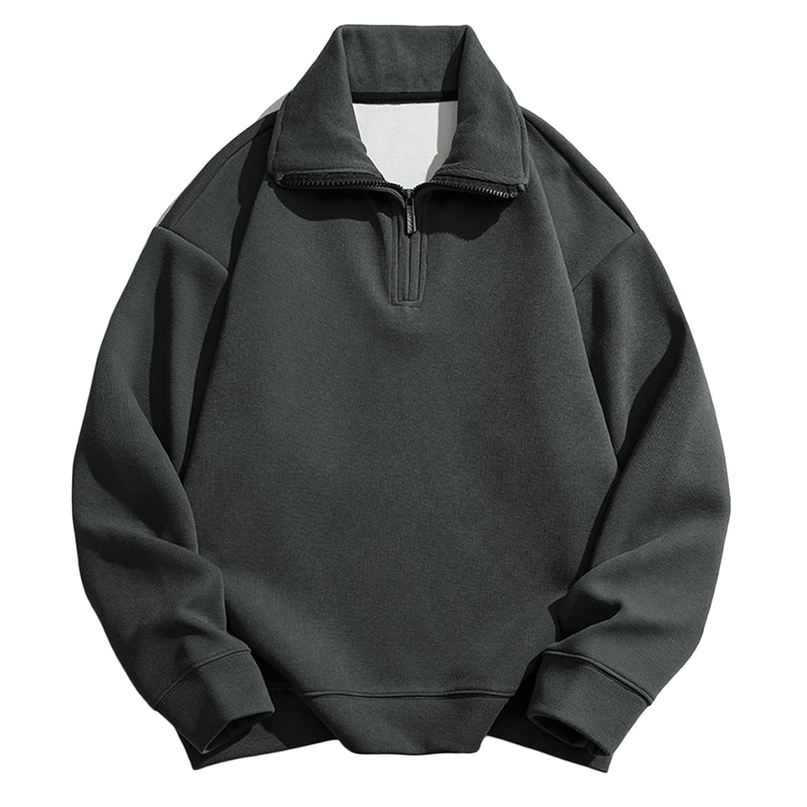 YSERB Men Tactical Turtleneck Sweatshirts Colorblock Long