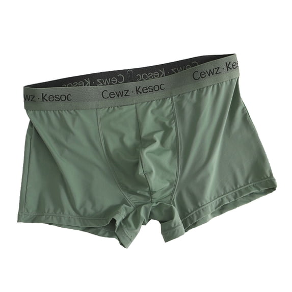 JUUYY Men's Quick Dry Action Blend Boxer Briefs - Moisture-Wicking & Breathable for All-Day Comfort Green XXXXL