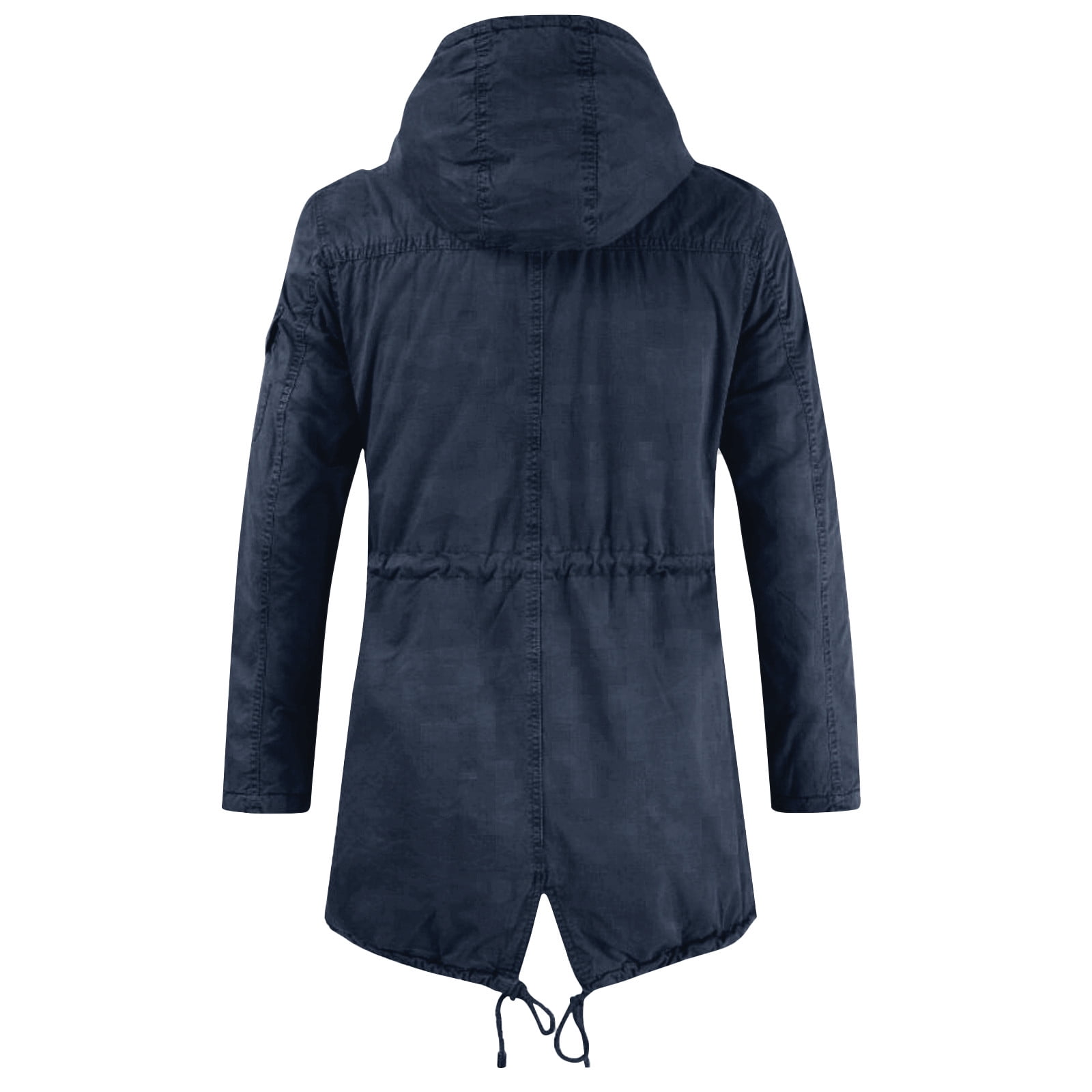 JUUYY Men's Spring Winter Military Full-Zip Removable Hooded JUUYY Men's Spring Winter Military Full-Zip Removable Hooded