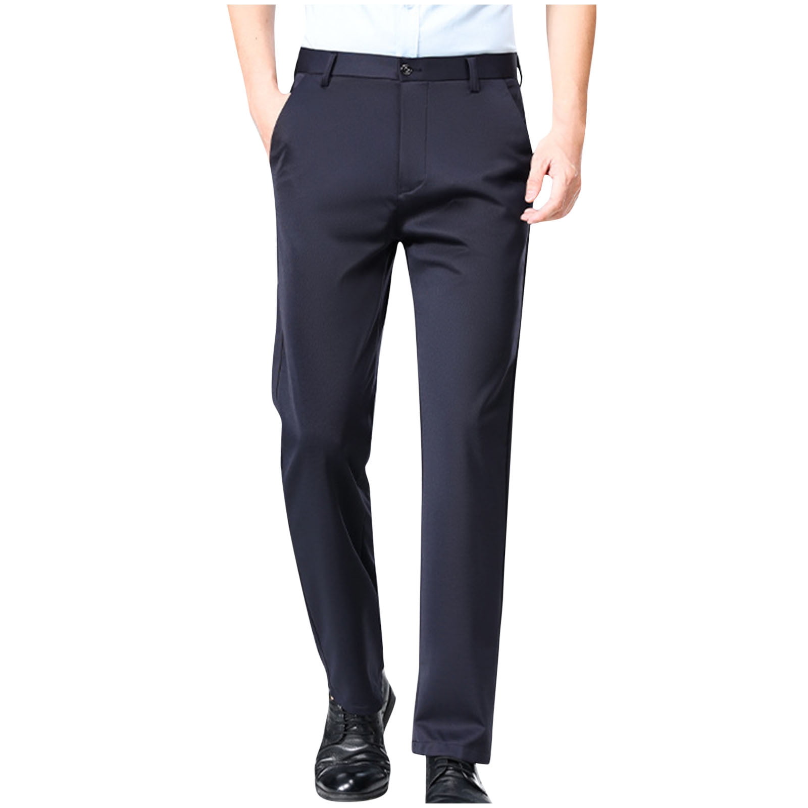 Men's Tan  2 Button Wool Classic Fit Suit Flat Front Pants main image 0