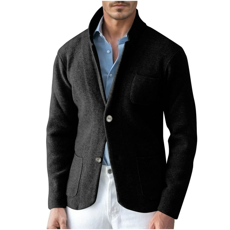 Cardigan sport coat top
