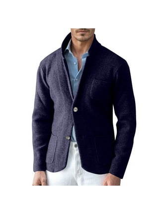Suit jacket with sweater discount