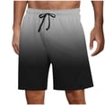thumbnail image 1 of JUUYY Men's Swim Trunks Quick Dry Bathing Suit Elastic Waist Gradient Printed Swimming Board Shorts Beach Swimwear with Pockets Gray S, 1 of 5