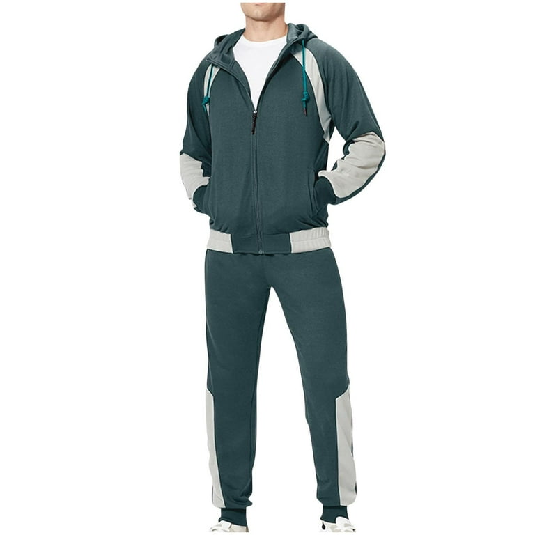 Colour block tracksuit mens hot sale