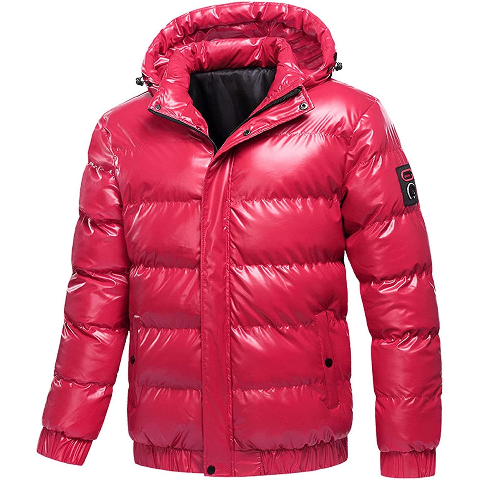 Red bubble coat mens on sale