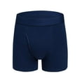 thumbnail image 1 of JUUYY Mens Boxer Briefs Cotton Underwear Pack 6”no Ride up Regular Stretch Elastic Wide Band Boxer Briefs Blue S, 1 of 3