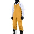 thumbnail image 1 of JUUYY Mens Insulated Snow Bibs Waterproof Windproof Winter Hiking Climbing Snow Ski Pants Snowboarding Overalls with Zipper Pocket Yellow XL, 1 of 9