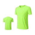 thumbnail image 1 of JUUYY Mens Training Shirts - Quick-Dry Workout Tops, Pullover Round Neck Short Sleeve T-Shirts for Sports & Casual Wear Green XXXL, 1 of 9