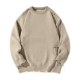 thumbnail image 1 of JUUYY Sweater Grunge Sweater Grandpa Sweater Vintage Sweater Pullover Oversized Sweater for Men Gray XXL, 1 of 7