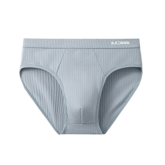 JUUYY Ultra-Comfort Mens' Briefs Underwear – Breathable Bamboo Cotton Briefs – Soft, Stretchy & Durable Blue XXL