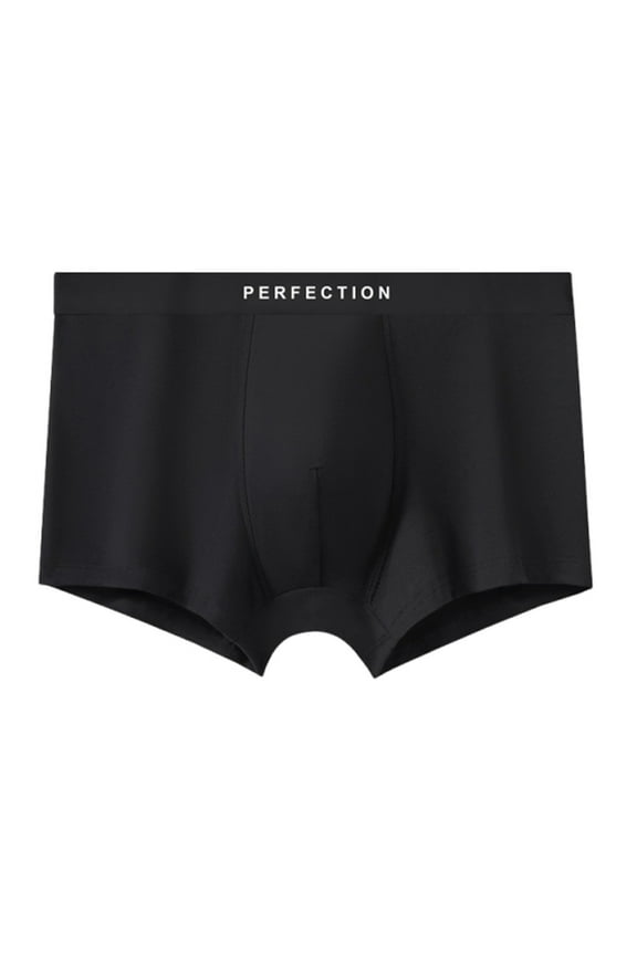 Washable Absorbent Urinary Incontinence Underwear for Men, Regular Boxer Briefs for Moderate Bladder Leaks 60ML Black XL