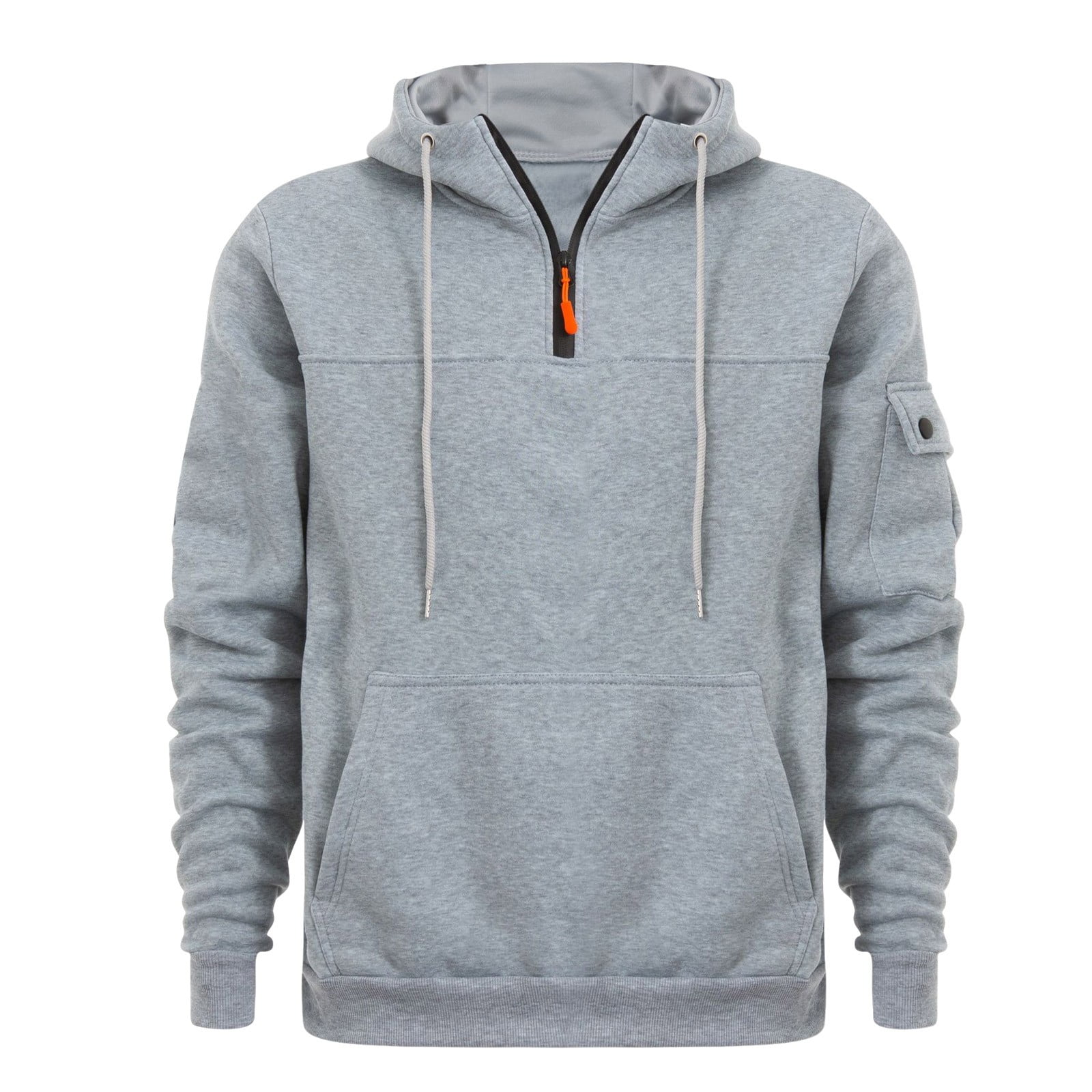 JUUYY Weighted Hoodie for Anxiety Comfort Hoodies for Anxiety Streetwear Hooded Trendy Long Sleeve Sweatshirts Gray S