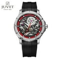 thumbnail image 1 of JUVET Mens Automatic Watch Fashion Skeleton Mechanical Watch Waterproof Watch for Men JV7011A1, 1 of 5