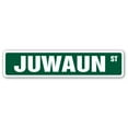 thumbnail image 1 of JUWAUN Street Sign Childrens Name Room Sign | Indoor/Outdoor |  18" Wide, 1 of 5