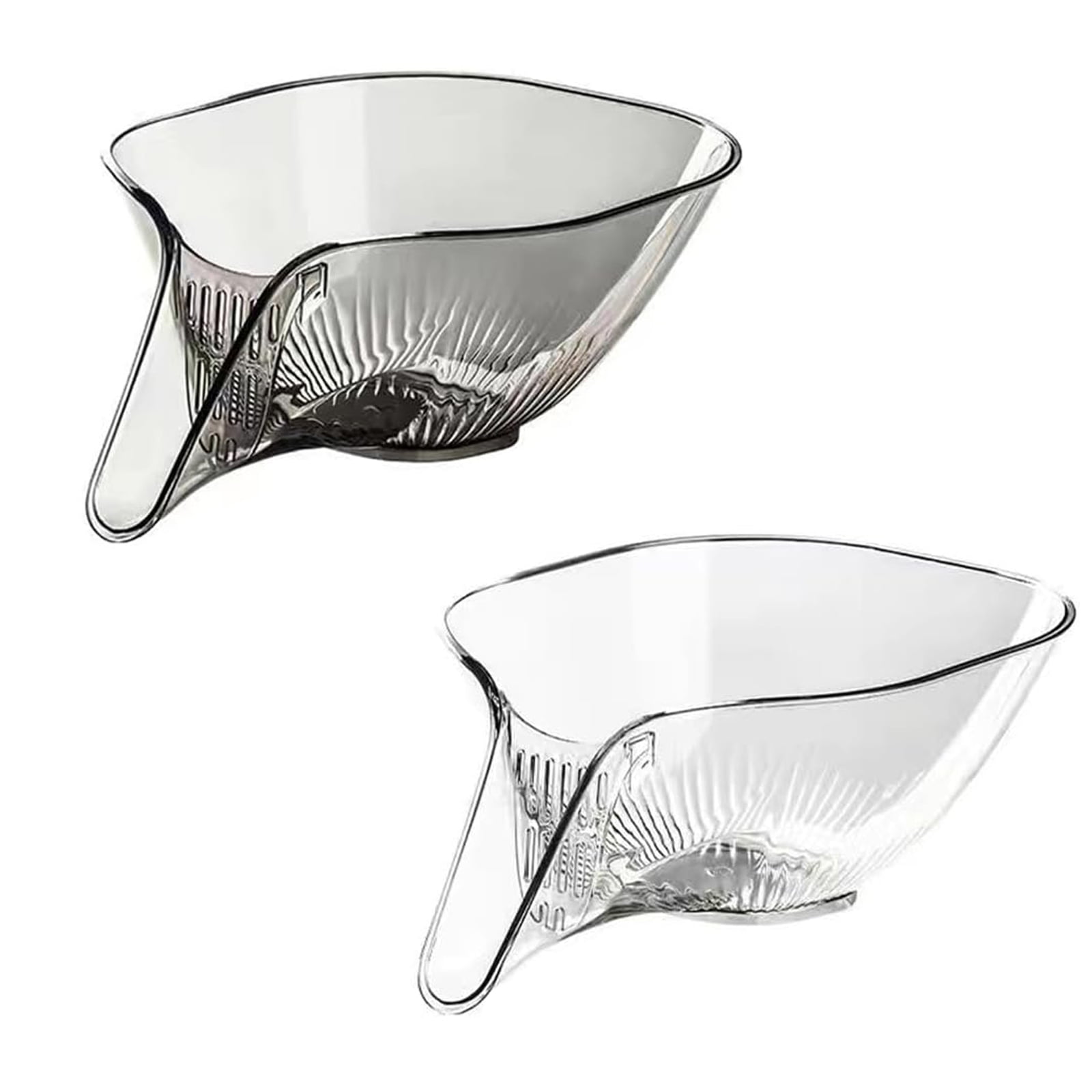 JUXYUE Drainage Basket Funnel, Kitchen Drainage Food Basket Removable