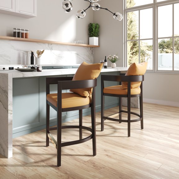 JUYG Counter Stool, Camel