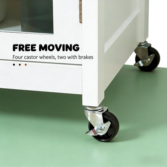 Library Mobile Kitchen JUYG Mobile Kitchen Island, Portable Kitchen Cart - Walmart.com