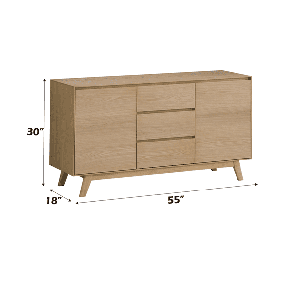 JUYG Server, Oak Finish