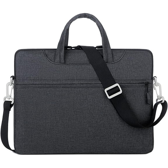 JUYGO Briefcase for Men Women Business Laptop Document Handbag Lightweight Computer Shoulder Bag Waterproof Messenger Bag