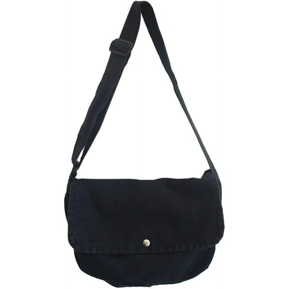 JUYGO Canvas Hobo Bag for Women Large Capacity Shoulder Crossbody Bag Artistic Totes Handbag Simple Commuting Purse