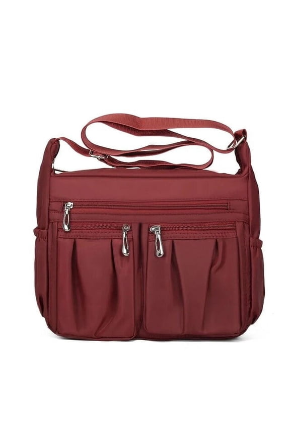 Casual Messenger Shoulder Bags For Women Large Capacity Waterproof Oxford Multi-Layer Crossbody Bag mama Shopping Handbag