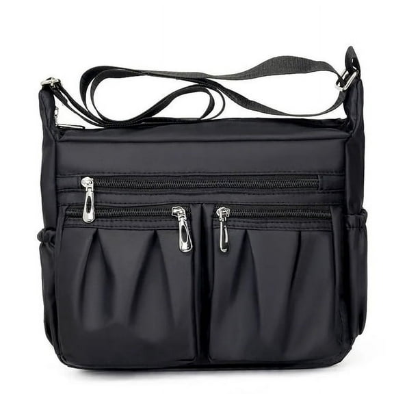 JUYGO Casual Messenger Shoulder Bags For Women Large Capacity Waterproof Oxford Multi-Layer Crossbody Bag mama Shopping Handbag