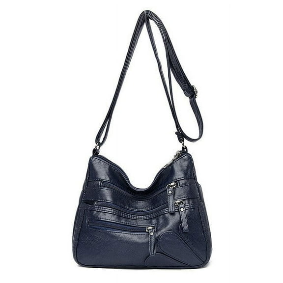 JUYGO Casual Shoulder Bags for Women Soft PU Leather Crossbody Handbag Zipper Fashion mama Messenger Bag Purse for Shopping