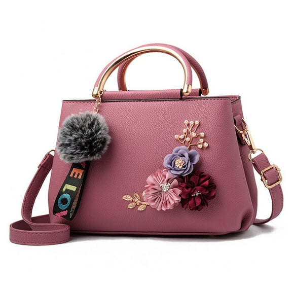 JUYGO Color flowers shoulder bags for women fashion shell Handbag pu Leather Clutch Bag women Handbags Sac A Main Bolsa Feminina