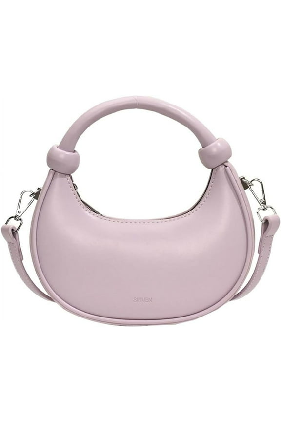 Crescent Purses for Women Cute Y2k Shoulder Crossbody Bag Small Dumpling Totes Handbag Vegan Leather Clutch Satchel
