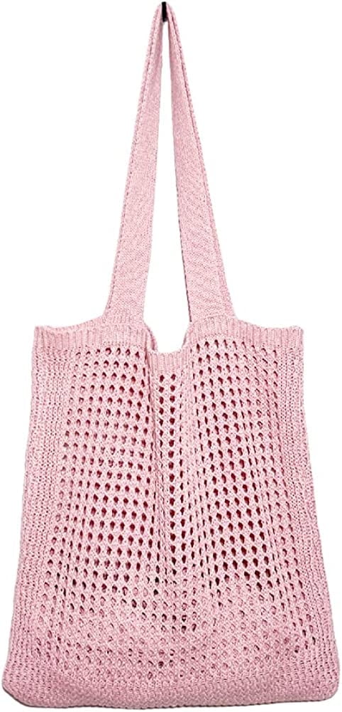 Kukuzhu Hand Knit Chunky Bags for Women Small Handwoven Bow