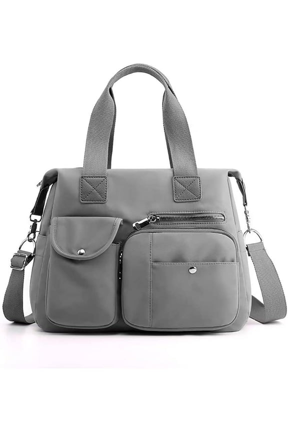 Crossbody Bag for Women Nylon Waterproof Messenger Shoulder Purse Multi Pockets Tote Bag Lightweight Pocketbooks