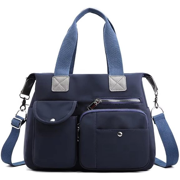 JUYGO Crossbody Bag for Women Nylon Waterproof Messenger Shoulder Purse Multi Pockets Tote Bag Lightweight Pocketbooks