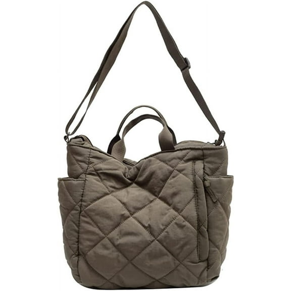 JUYGO Crossbody Canvas Tote Bags For Women Cute Vintage Corduroy Hobo Purse Girls School Shopping Handbags