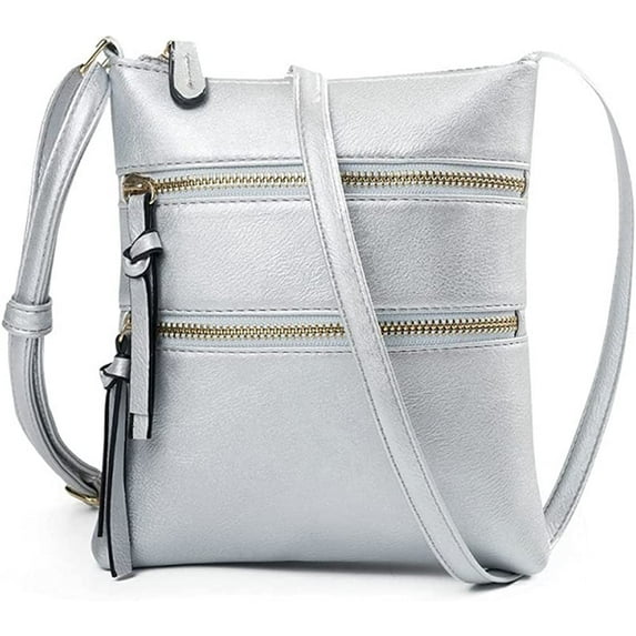 JUYGO Crossbody Purse for Women Small Shoulder Bag Sling Handbag Wallet Vintage Adjustable Tote Handbag Bag Faux Leather