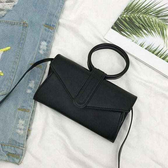 JUYGO Fashion Candy Color Shoulder Bags For Women Round Top-Handle Crossbody Small Bags Purse Lady Daily Use Handbag Clutch