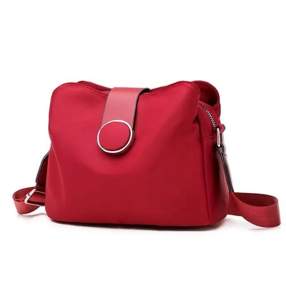 JUYGO Fashion Nylon Shoulder Bag Women Multi-pocket Crossbody Bag Simple Shoulder Bag Waterproof Travel Female Handbag Lady Purse sac