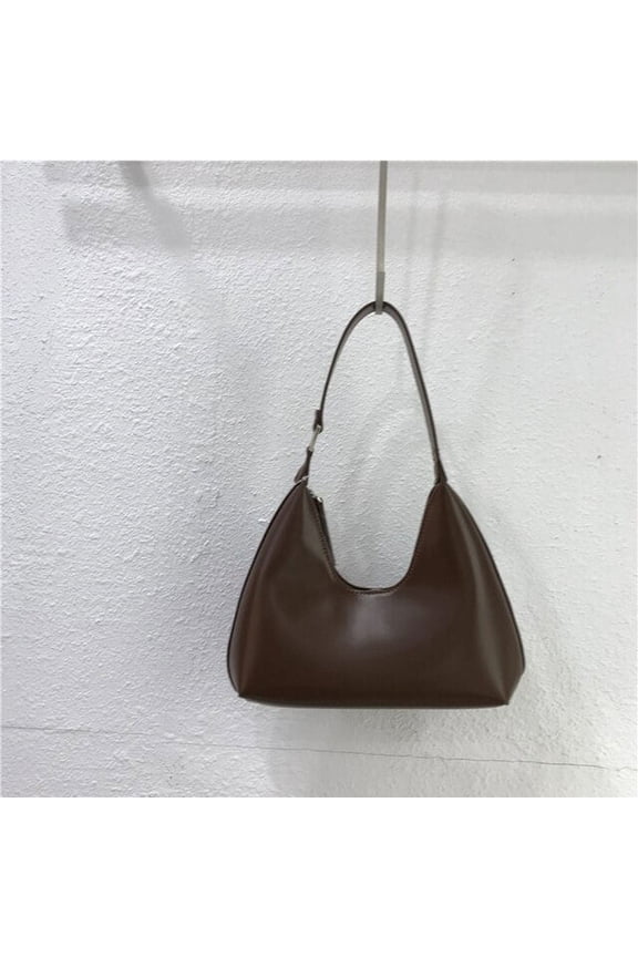 Fashion Style Shoulder Bags for Women PU Leather Underarm Bag Vintage Half-moon Handbag Totes Female Casual Ladies Shopping Pack