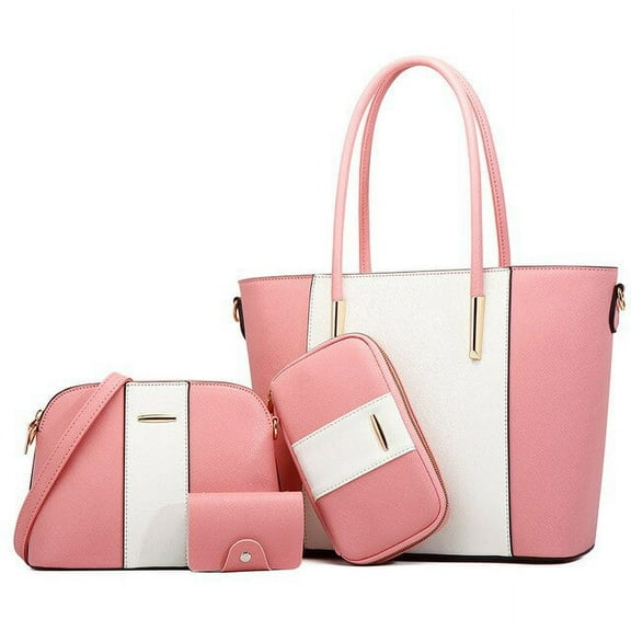 JUYGO High Quality Women Pu Leather Handbags Shoulder Bags Designer 4 Pieces Set Tote Messenger Bags Fashion Female Crossbody Bag New
