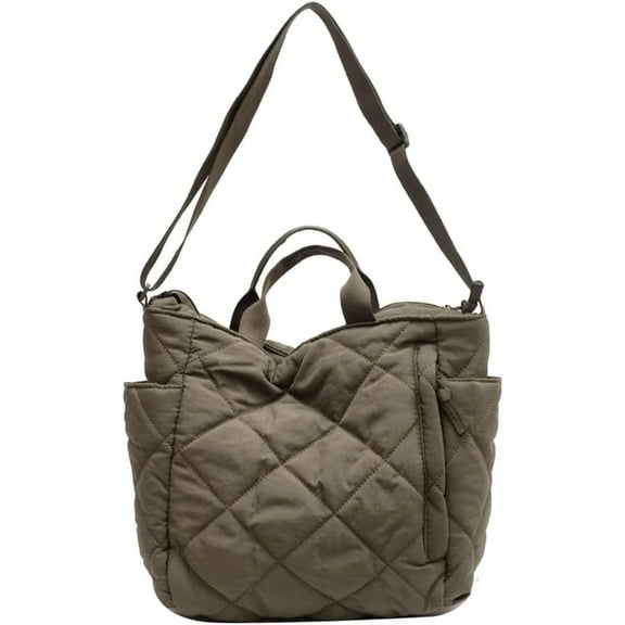 JUYGO Hobo Bag for Women Puffer Bag Quilted Down Cotton Padding Totes Shoulder Crossbody Bag Handbag Purse