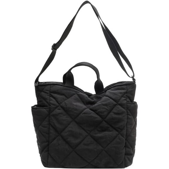 JUYGO Hobo Bag for Women Puffer Bag Quilted Down Cotton Padding Totes Shoulder Crossbody Bag Handbag Purse