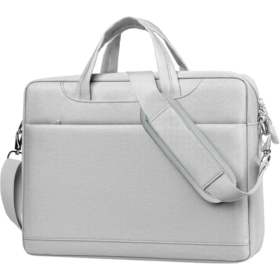JUYGO Laptop Case, Basics Laptop Bag with Compartment, Carrying Briefcase Messenger Bag with Strap,Pocket