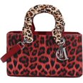 thumbnail image 1 of JUYGO Leopard Print Handbag Women's PU Leather Crossbody Bag, Waterproof, Fashion Messenger & Satchel Bag, 1 of 6