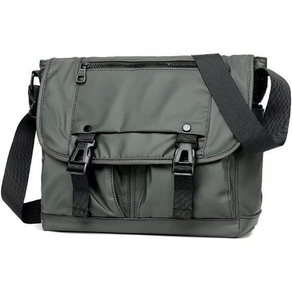 JUYGO Men's Crossbody Bag Waterproof Messenger Satchel Lightweight Shoulder Bag Multi-Pocket Briefcase