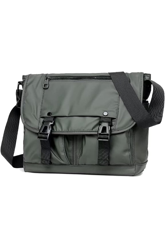 Men's Crossbody Bag Waterproof Messenger Satchel Lightweight Shoulder Bag Multi-Pocket Briefcase