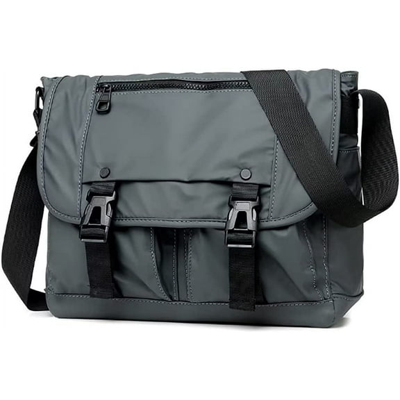 JUYGO Men's Crossbody Bag Waterproof Messenger Satchel Lightweight Shoulder Bag Multi-Pocket Briefcase