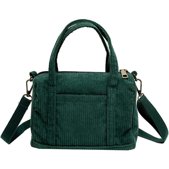 JUYGO Mini Corduroy Crossbody Bag Phone Purse Small Corduroy Hobo Bag Tote Bag Casual Shoulder Handbag for Women