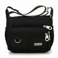 thumbnail image 1 of JUYGO Multi-pocket crossbody bag for women, nylon, shoulder messenger travel handbag with adjustable strap, 1 of 6